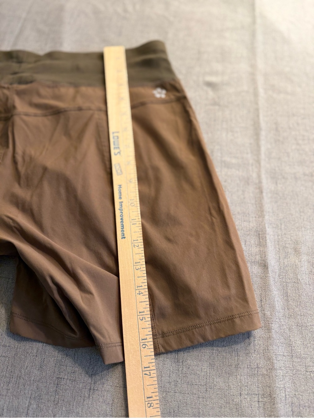 Tuff Athletics Women's Hybrid Shorts w/ ribbed waistband with a drawstring Sz L - Picture 8 of 10